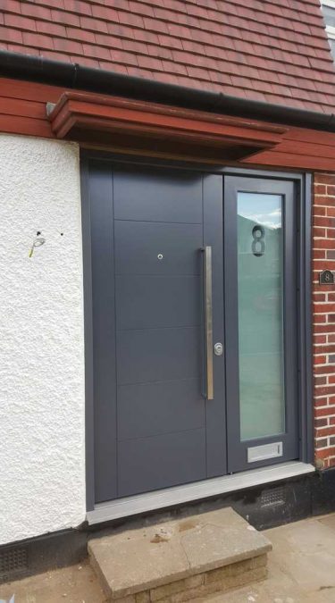 Modern Doors for a House with Glazing