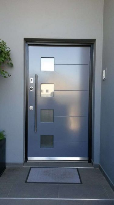 Modern Security Doors with Finger Scan