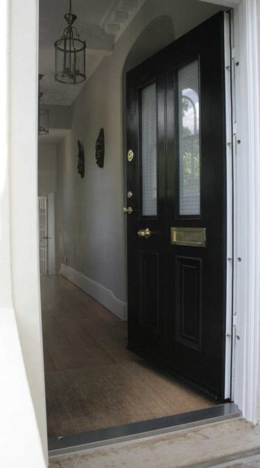 Replicated Security Doors with 2 Double Glazed Windows