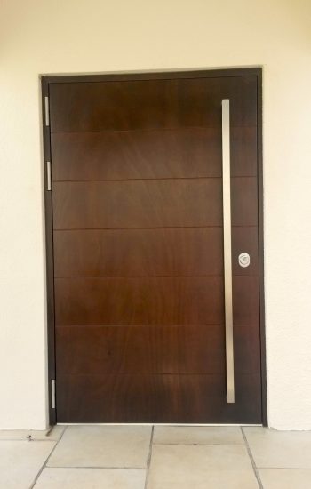 Security Doors Wood Veneer Finish