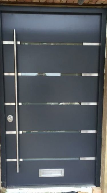Steel Doors with Small Wide Glazing
