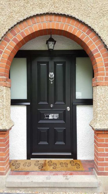 Victorian Style Doors with 2 Side Glazings