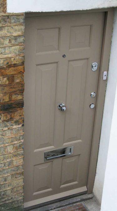 Grey Colour Security Doors London