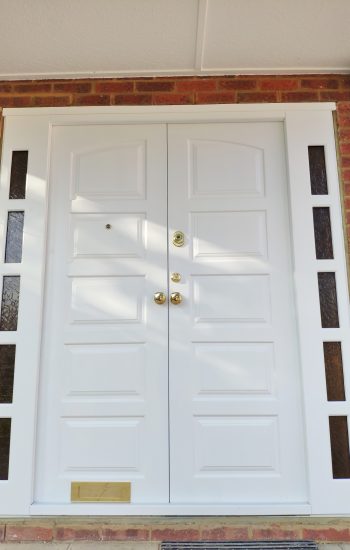 Double Security Doors with Special Order Glazing