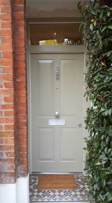 Cream Colour 4 Panel Security Doors