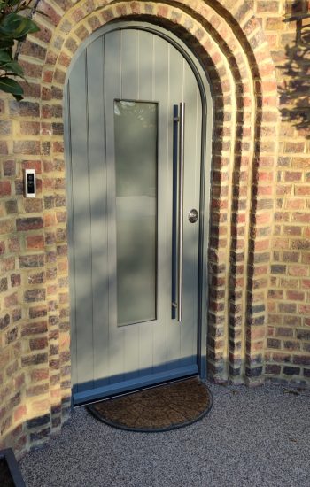 Arched Modern Style Security Doors Knights Mark