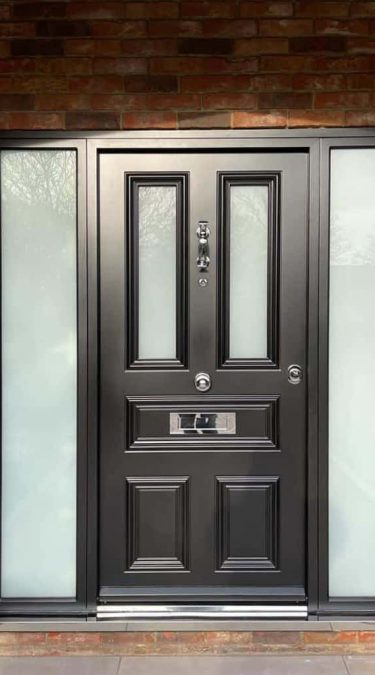 Security-Doors-in-Folkstone-Traditional-Design-With-Frosted-Safe-Glazing