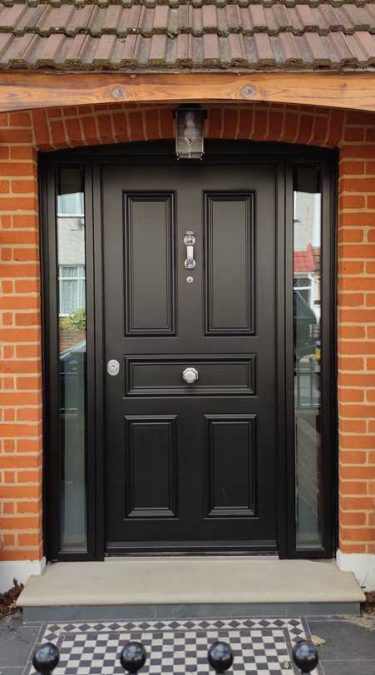 Traditional Style Security Door with 5 Panel Design bb